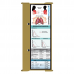 WhiteCoat Clipboard® Trifold - Tactical Brown Respiratory Therapy Edition